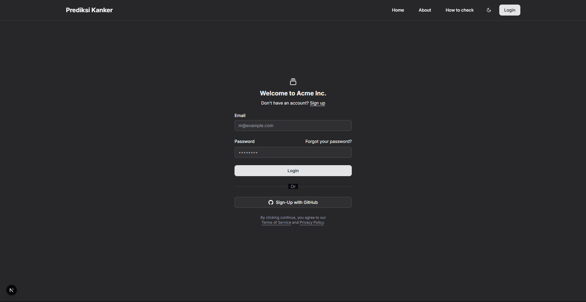 Login Akun Terlebih Dahulu